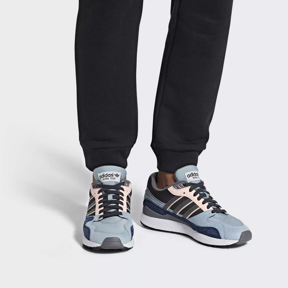 Adidas Ultra Tech Tenis Azules Para Hombre (MX-12972)
